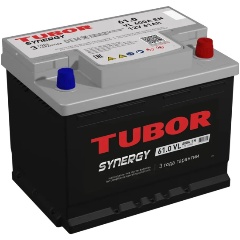 Изображение товара Аккумулятор TUBOR Synergy, 190x175x242, обратная полярность, 61 Ач, 6СТ61(0)