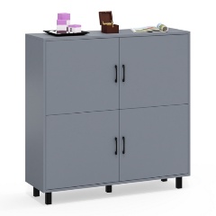 Изображение товара Тумба-комод РВК 126-1204 цвет графит с четырьмя дверками для хранения