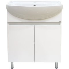 Изображение товара Тумба напольная MISTY Амур - 70 прямая (ПВХ) + раковина