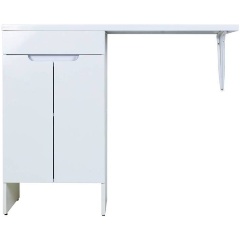 Изображение товара Тумба напольная Orange OPTIMA OPD-110TUW+RAL с левой раковиной под стиральную машину