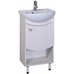 Изображение товара Тумба под раковину Onika СЕЛЕНА 45.01 белая напольная с системой закрывания
