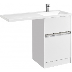 Изображение товара Тумба под раковину Aquaton Лондри 600 белый 1A235901LH010