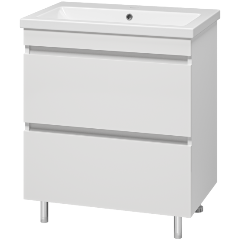 Изображение товара Тумба под раковину Енисей 70 с 2 ящиками современная мебель для ванной