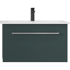 Изображение товара Тумба под раковину подвесная Velvex Posse 75 см верде/дуб золотой