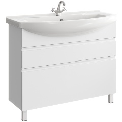 Изображение товара Тумба под умывальник AQWELLA Rodos белая минимализм и функциональность