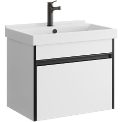 Изображение товара Тумба под умывальник Urban AQWELLA 57.5 см белый глянец подвесная