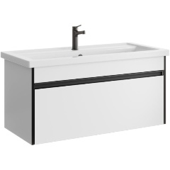 Изображение товара Тумба под умывальник URB0110W в белом глянце AQWELLA Urban