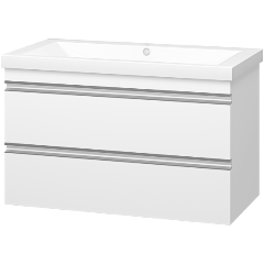 Изображение товара Тумба подвесная MISTY Ингрид - 90 с 2 ящ.эмаль + раковина