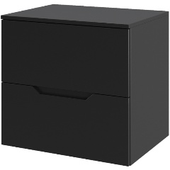 Изображение товара Тумба подвесная Orange Line Li-60TubMDF 60 столешница МДФ, матовый черный