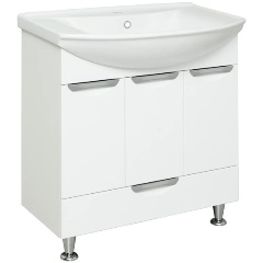 Изображение товара Тумба под умывальник RUNO Барселона 75 стильная мебель для ванной