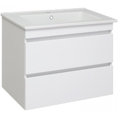 Изображение товара Тумба под умывальник подвесная RUNO 00-00001047 МАНХЭТТЕН 75 подвесная /белая/