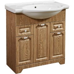 Изображение товара Тумба STELLA POLAR Кармела 75 из МДФ ЛДСП с глянцевым фасадом