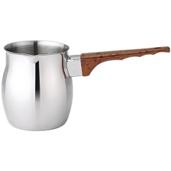 Изображение товара Турка Bekker 410 мл BK-8218 из нержавеющей стали с бакелитовой ручкой