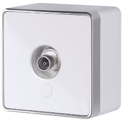 Изображение товара ТВ-розетка Werkel Gallant оконечная белая W5083001 a051572