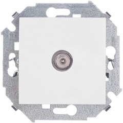 Изображение товара Розетка Simon TV СП Simon 15 одиночная бел. 1591475-030