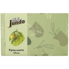 Изображение товара Твердое крем-мыло Jundo Olive 100 г для тела с увлажнением и ароматом оливы