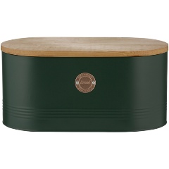 Изображение товара Хлебница с бамбуковой крышкой TYPHOON Living 1400.031V, 18х16х33,5 см, зеленая (Уценка - У6)