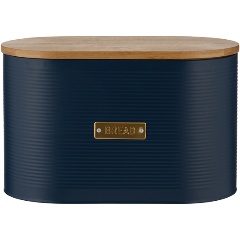 Изображение товара Хлебница с бамбуковой крышкой TYPHOON Otto 1401.229V, 21,5х18х34 см, синяя