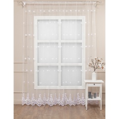 Изображение товара Тюль Amore Mio сетка-вышивка, белый, 300х270 (9975)