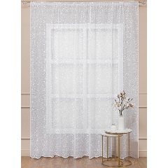 Изображение товара Тюль жаккард Amore Mio белый 300x270 см легкий и изысканный
