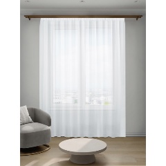 Изображение товара Тюль DECOFEST вуаль Марио 300х320 белый