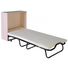 Изображение товара Кровать-тумба раскладная УДАЧНАЯ МЕБЕЛЬ "Карина", цвет дуб (состоит из 2-х упаковок) (Уценка)