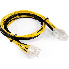 Изображение товара Удлинитель кабеля питания материнской платы 8pin EPS12V 0.5м EXEGATE EX-EXT-8M8F-0.5