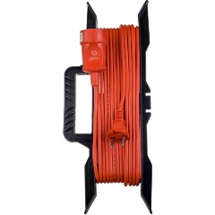 Изображение товара Удлинитель на рамке Perfeo без заземления "RU POWER" 10м 1гн 6А ПВС 2х0,75 (УХ6-101) оранжевый