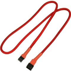 Изображение товара Удлинитель Nanoxia 3-pin 60см красный для вентилятора NX3PV60R