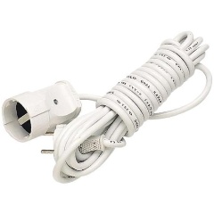 Изображение товара Удлинитель-шнур Makel 1х3м без заземл. 10А IP20, 10007