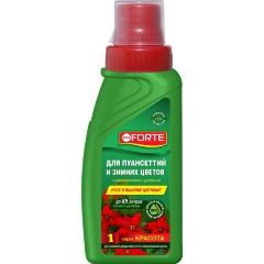 Изображение товара Удобрение Bona Forte для пуансеттий и цветущих зимой растений, 285 мл