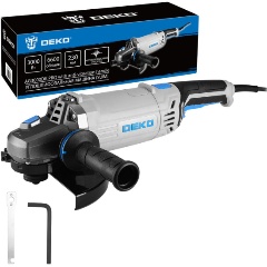Изображение товара Углошлифовальная машина (УШМ) DEKO AG3000DK PRO, 230мм, 3000 Вт (083-1032)
