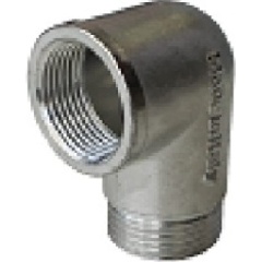 Изображение товара Угольник латунь 90° 1 дюйм TIN для трубных соединений