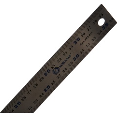 Изображение товара Угольник КОБАЛЬТ столярный 400 мм, нерж.сталь , алюминиевое основание (243-622)