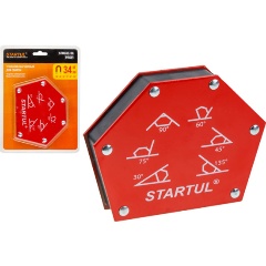 Изображение товара Угольник магнитный для сварки STARTUL PROFI 34кг (ST8540-34) (струбцина магнитная)