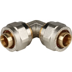 Изображение товара Угольник STOUT 90° 20х20 для металлопластиковых труб винтовой