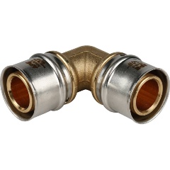 Изображение товара Угольник STOUT 90° 32х32 для металлопластиковых труб прессовой