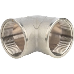 Изображение товара Угольник никелированный 2 дюйма ВР для труб STOUT SFT-0014-000002