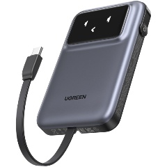 Изображение товара Внешний аккумулятор UGREEN PB511 (35603B) UNO 10000mAh Charging 30W, серый