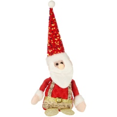 Изображение товара Фигурка новогодняя Веселый хоровод Дед Мороз 32 см., красный, золотой