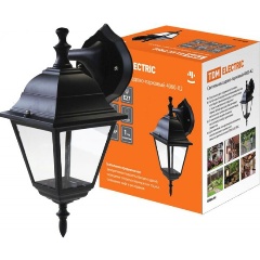 Изображение товара Уличный настенный светильник TDM Electric 4060-02 60Вт классика черный