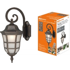 Изображение товара Уличный настенный светильник TDM Electric "Меридиан" 100 Вт, вниз, алюм., матовое/кофейный, Е27 (Уценка-УП1)