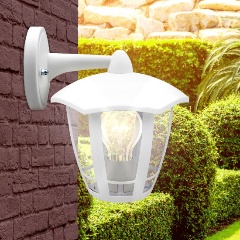 Изображение товара Уличный настенный светильник Эра НБУ 07-40-004 Дели 3 белый для наружного освещения