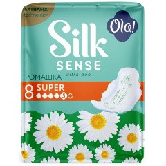 Изображение товара Ультратонкие прокладки OLA! ULTRA SUPER Солнечная ромашка, 8 шт