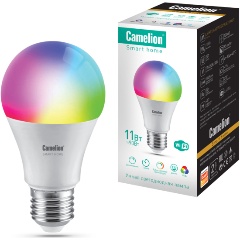 Изображение товара Умная светодиодная лампа Camelion 11W E27 A60 Wi-Fi