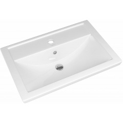 Изображение товара Умывальник Кировит Фостер У71590 из санфофора белого цвета 71 см