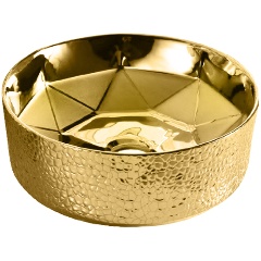 Изображение товара Умывальник Point Феникс 41 PN43151GB, золото брашированное