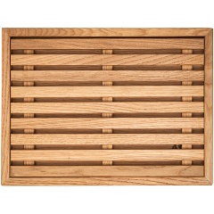 Изображение товара Доска для хлеба Uneca дубовая со съёмной решёткой 37x27x3 ДРБ-940/1