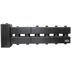 Изображение товара Коллектор Uni-fitt 1" на 5 контуров 1/2" с гидравлическим разделителем