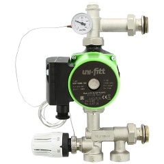 Изображение товара Насосно-смесительная группа Uni-fitt SOLOMIX MINI с наружной резьбой 1", с насосом, ECP 15/60 130